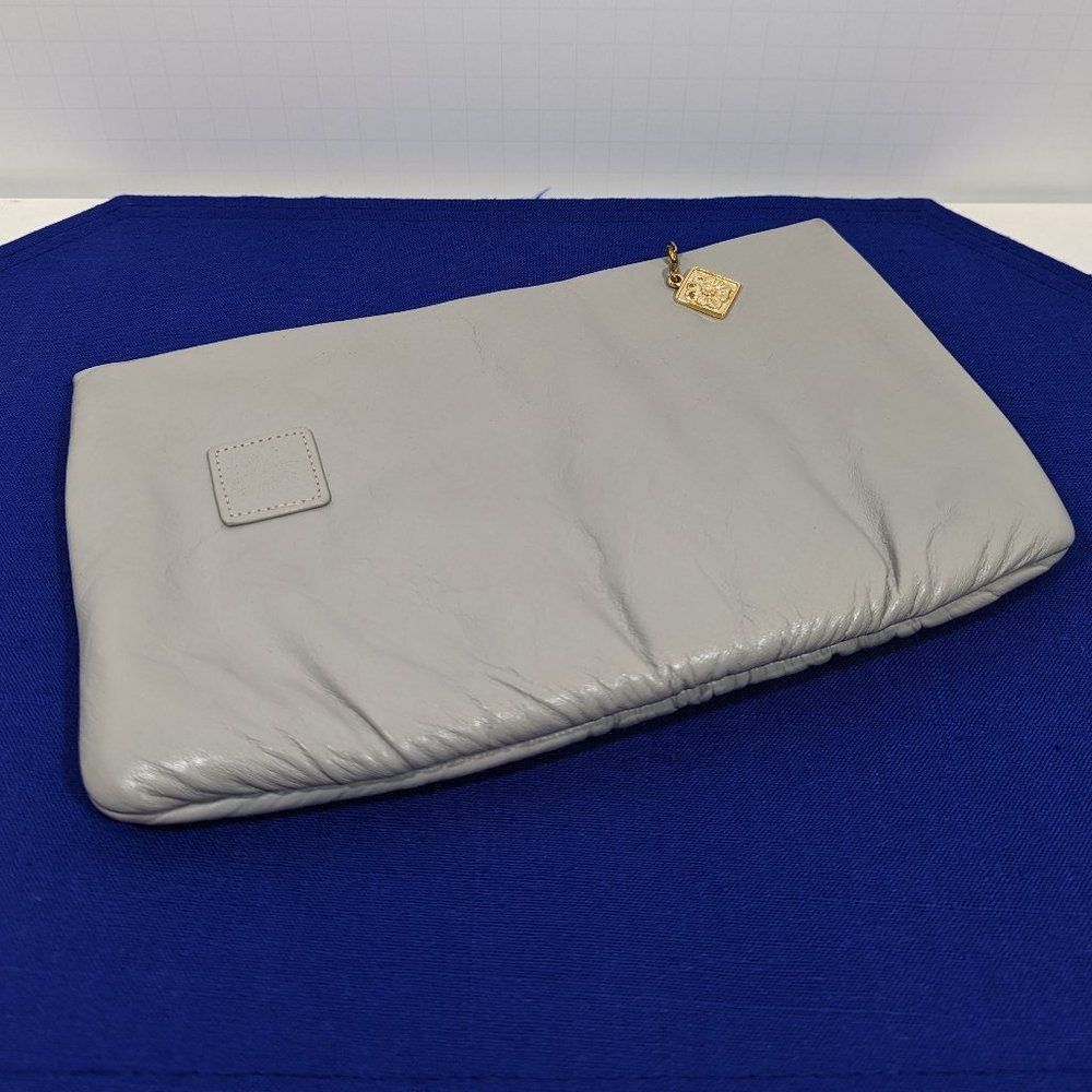 Mardane clutch purse vintage light gray